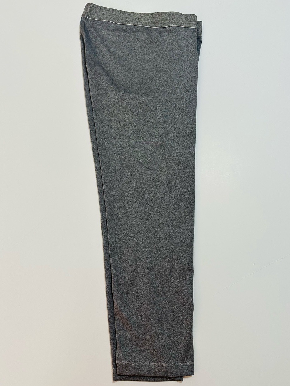 NIKE PRO DRI FIT CAPRI LEGGINGS WOMENS LARGE GRAY JUST DO IT GRAPHIC ACTIVEWEAR - Picture 5 of 11